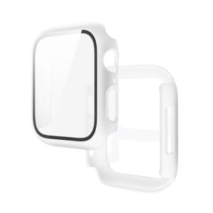Hoco (WS3) - Rama protectie cu folie integrata, iWatch Series 7/8, PC, (45mm) - White