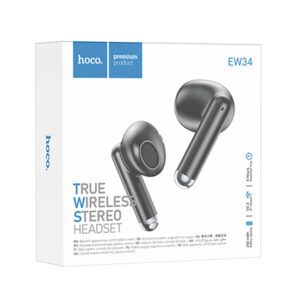 Hoco (EW34) - Casti Wireless, Ear Buds, BT 5.3, 150h StandBy, 250mAh, Full, Black