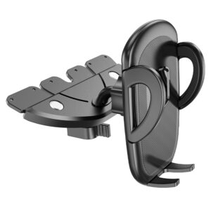 Hoco (H11) - Suport Auto, cu cleme laterale, montaj slot CD, AutoGravity, Black