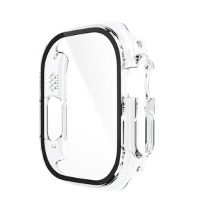 Hoco (WS6) - Rama protectie cu folie integrata, iWatch Ultra, 3D PC, (49mm) - Transparent