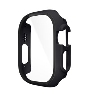 Hoco (WS6) - Rama protectie cu folie integrata, iWatch Ultra, 3D PC, (49mm), Black