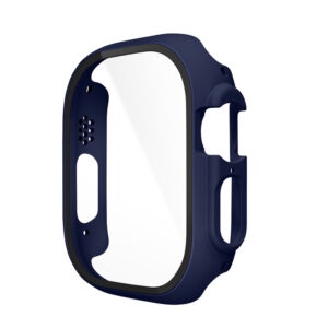 Hoco (WS6) - Rama protectie cu folie integrata, iWatch Ultra, 3D PC, (49mm) - Midnight Blue