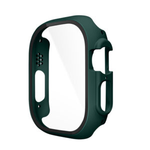 Hoco (WS6) - Rama protectie cu folie integrata, iWatch Ultra, 3D PC, (49mm) - Dark Green