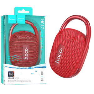 Hoco (HC17) » Boxa Portabila, Wireless BT 5.3, 5W, 500mAh, Suport TF, USB disk, Easy JoySport, Red