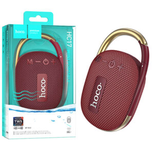 Hoco (HC17) » Boxa Portabila, Wireless BT 5.3, 5W, 500mAh, Suport TF, USB disk, Easy JoySport, Wine Red