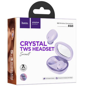 Hoco (EQ3) - Casti Wireless, Ear Buds, BT 5.3, 150h StandBy, 300mAh, Smart True, Purple