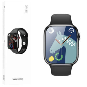 Hoco (Y12) - Ceas SmartWatch, Sport, Call Version, IP67 Waterproof, 128MB, Black