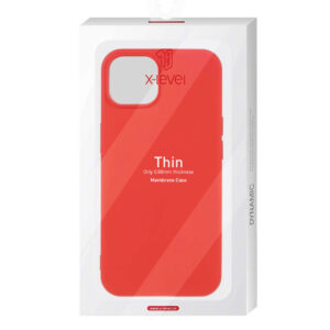 Husa X-Level Thin - iPhone 12 Pro Max - MicroFiber, Red