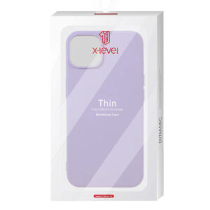 Husa X-Level Thin - iPhone 13 Pro - MicroFiber, Lilac