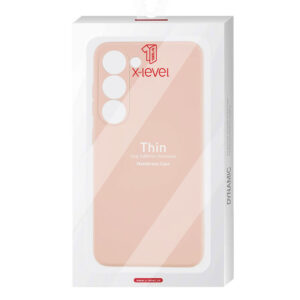 Husa X-Level Thin - Samsung A23 - MicroFiber, Cream