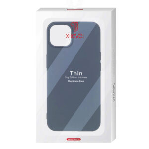 Husa X-Level Thin - iPhone 14 Pro Max - MicroFiber, Gray