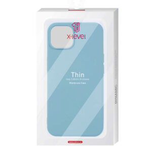 Husa X-Level Thin - iPhone 14 - MicroFiber, Turquoise