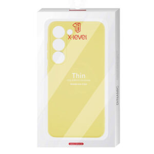 Husa X-Level Thin - Samsung A33 - MicroFiber, Yellow