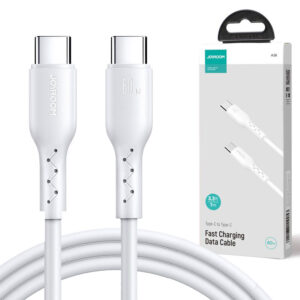 Joyroom (A26-CC3) - Cablu Date si Incarcare, USB-C, PD60W, QC3.0, 3A, 1m, White