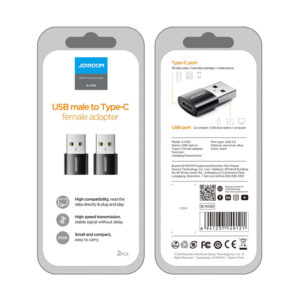 Joyroom (S-H152) - Adaptor OTG Transfer, USB-C la USB-A, Black