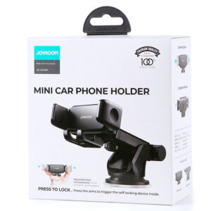 Joyroom (JR-ZS283) - Suport Auto, cu cleme laterale, montaj Bord, MultiAngle, brat ajustabil, Black