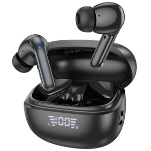 Hoco (EQ5) - Casti Wireless, Ear Buds, BT 5.3, 180h StandBy, 300mAh, ENC Noise, Energy, Black