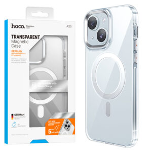 Husa Hoco (AS3) » iPhone 15 - MagSafe, Antidrop, Clear