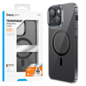 Husa Hoco (AS3) » iPhone 15 Plus - MagSafe, Antidrop, Gray