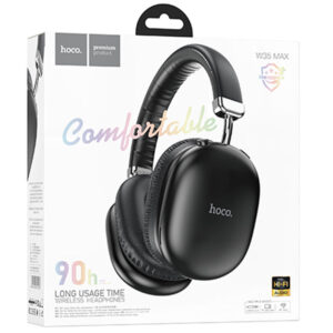 Hoco (W35 Max) - Casti Wireless, Over Ear, BT 5.3, 200h StandBy, Max Joy, Black