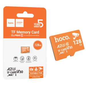Hoco (TF7) - Card Memorie 128GB, microSD, High Speed, Clasa U3/V30, A2