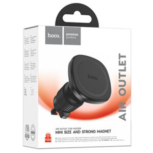 Hoco (H34) - Suport Auto, Magnetic, montaj Ventilatie, Compact, Pull Hook, Black