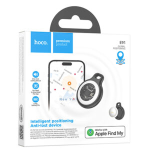 Hoco (E91) - Dispozitiv tip AirTAG, anti-pierdere, compatibil functie FindMy, White