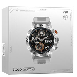 Hoco (Y20) - SmartWatch, 1.53", RAM128KB, Call Function, 300mAh, SILVER