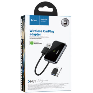Hoco (HU1) » Adaptor CarPlay, Metallic, GRAY