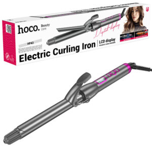 Hoco (HP43) » Ondulator electric manual, temperatură reglabilă, afișaj digital, GRAY