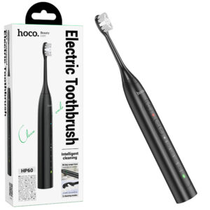 Hoco (HP60) » Periuță electrică de dinți 1.200 mAh, moduri multiple, 4 capete interschimbabile, BLACK