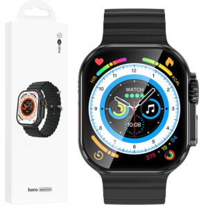 Hoco (Y23 Ultra) Ceas SmartWatch, Sport, BT 5.3, functie de apel, 300mAh, Multilanguage, Black