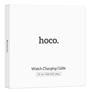 Hoco (Y23/Y23 Ultra) » Cablu Incarcare Wireless, Smartwatch Y23/Y23 Ultra, USB-A, 5W, Qi, 1m, WHITE