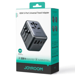 Joyroom (TCW02) » Incarcator Retea, 3A, 2xUSB, QC 3.0, Universal, US/JP/AU/UK/EU, BLACK
