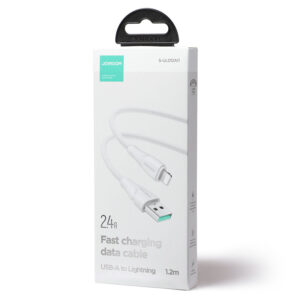 Joyroom (S-CL020A11) - Cablu Date si Incarcare, USB-C la Lightning, PD20W, QC3.0, Braided, 1.2m, White