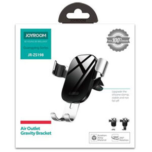 Joyroom (JR-ZS198) - Suport Auto, cu cleme laterale, montaj Ventilatie, MultiAngle, Non-Slip, Black