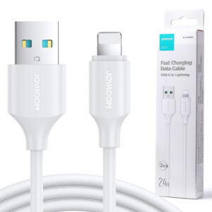 Joyroom (S-UL012A9) - Cablu Date si Incarcare, USB-A la Lightning, 2.4A, 2m, White