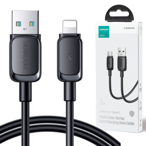 Joyroom (S-AL012A14) - Cablu Date si Incarcare, USB-A la Lightning, 3A, 1.2m, Black