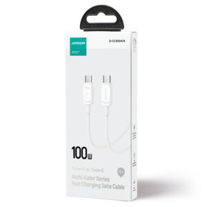 Joyroom (S-CC100A14) - Cablu Date si Incarcare, USB-C, PD100W, QC3.0, 1.2m, White