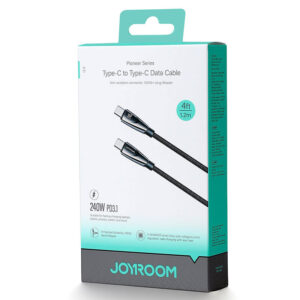 Joyroom (A31-CC5) - Cablu Date si Incarcare, USB-C, PD240W, QC3.0, LED, 1.2m, Black