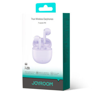 Joyroom (JR-FB1) - Casti Wireless, Ear Buds, BT 5.3, StandBy, 400mAh, Husa Silicon, Purple