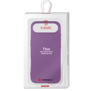 Husa X-Level » iPhone 17 Air, Thin Series, SoftTouch, LILA