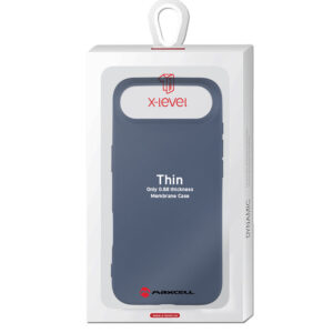 Husa X-Level » iPhone 17 Air, Thin Series, SoftTouch, Navy BLUE