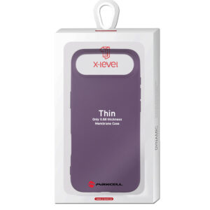 Husa X-Level » iPhone 17 Air, Thin Series, SoftTouch, PURPLE