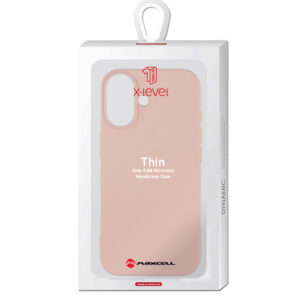 Husa X-Level » iPhone 17, Thin Series, SoftTouch, PINK
