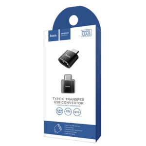 Hoco (UA5) - Adaptor OTG Transfer, USB-A la USB-C, Black